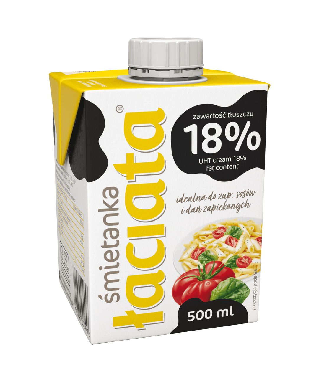 LACIATA Smietanka 18% UHT. 17,18 zl/l