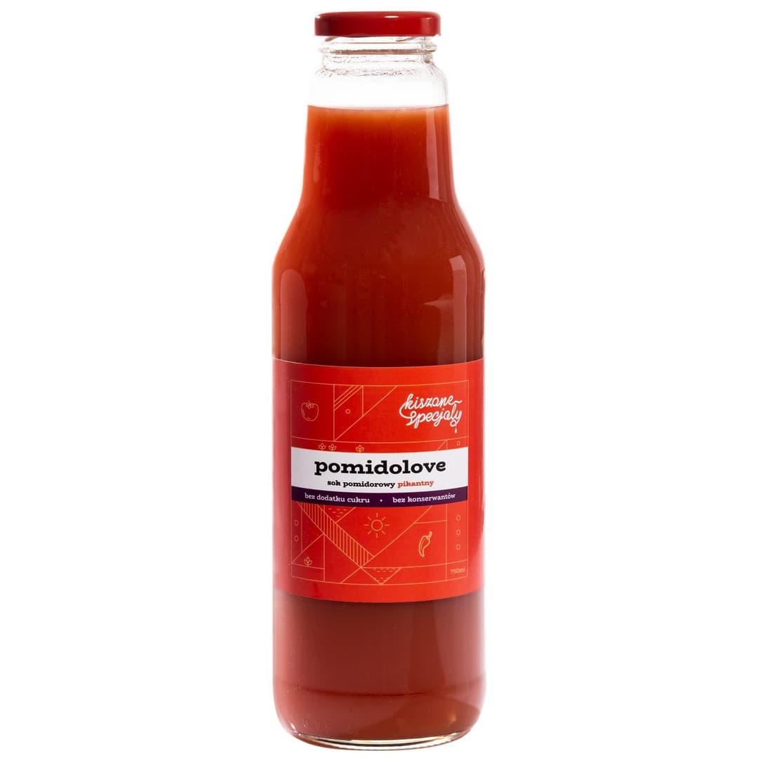 Kiszone specjaly Sok pomidorowy pikantny. 15,45 zl/l