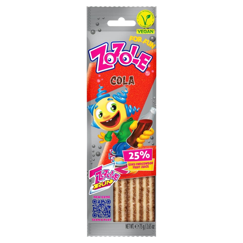 ZOZOLE HELLO ZELO Zelki o smaku coli. 43,87 zl/kg