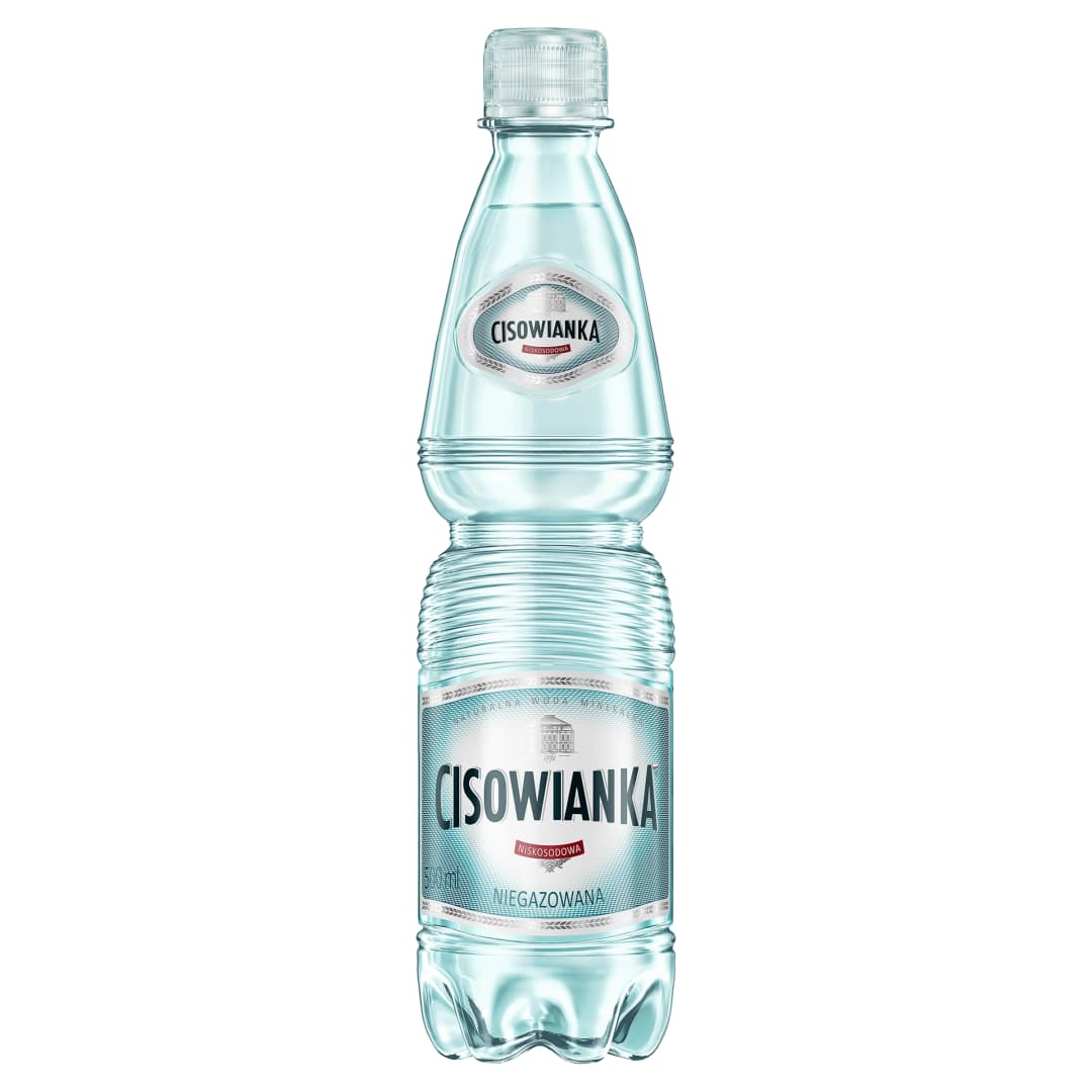 CISOWIANKA Woda mineralna niegazowana. 3,38 zl/l