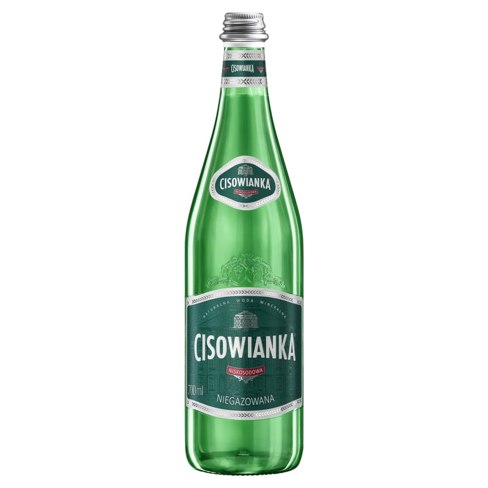 CISOWIANKA Woda mineralna niegazowana (szklo). 7,99 zl/l