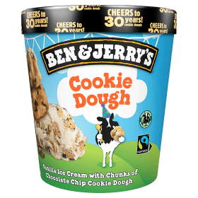 BEN&JERRY'S Lody waniliowe z kawalkami ciastek i czekolady. 73,10 zl/l