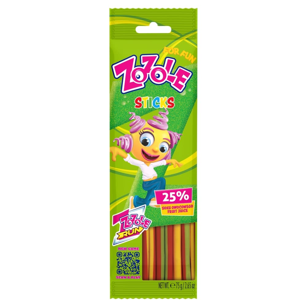 ZOZOLE HELLO ZELO Zelki o smaku owocowym Sticks. 43,87 zl/kg