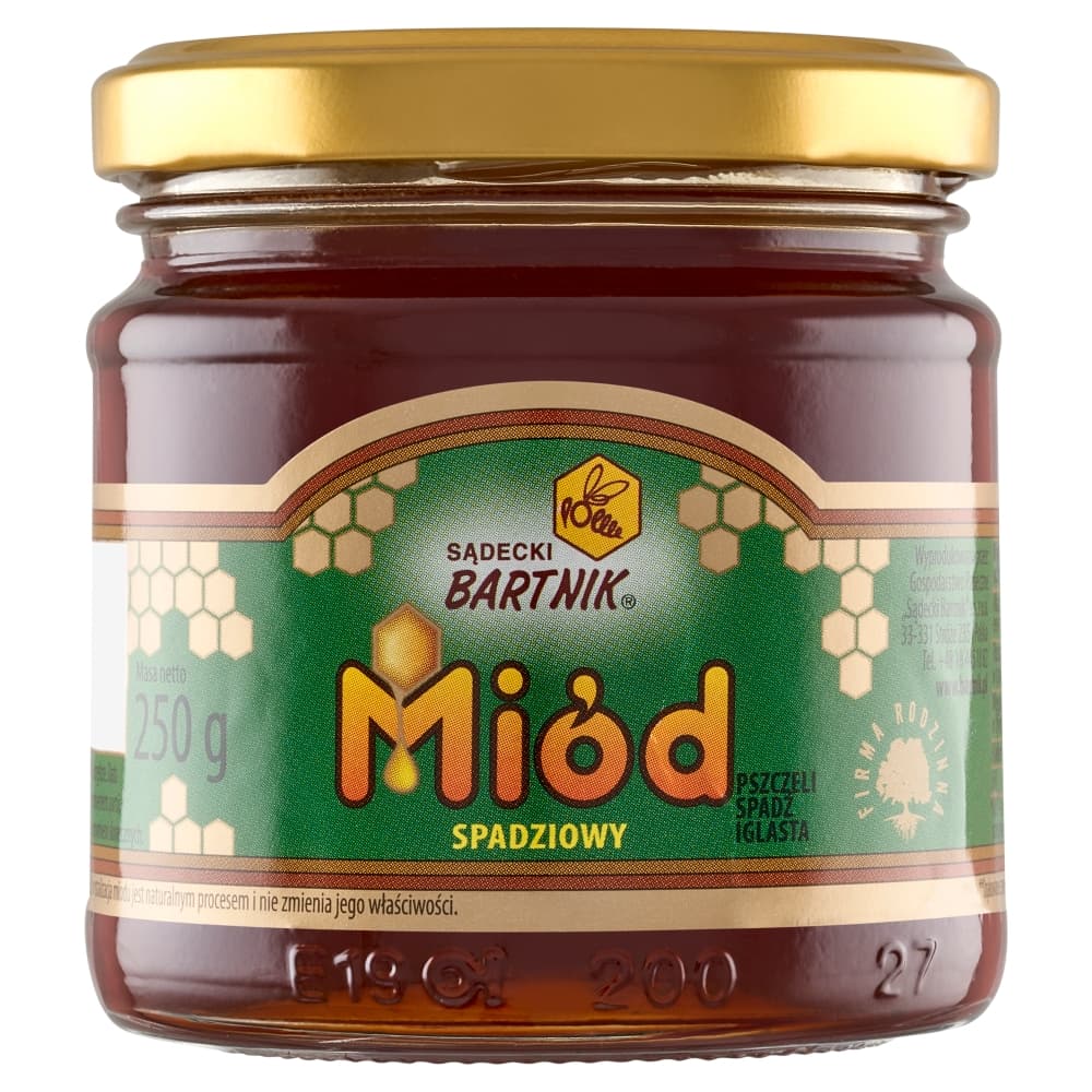 BARTNIK SADECKI Miod spadziowy. 78,36 zl/kg