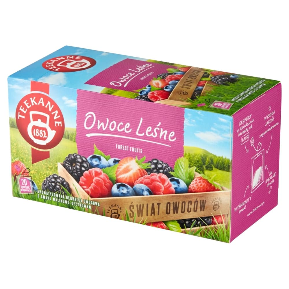 TEEKANNE SWIAT OWOCOW Herbatka owocowa Owoce lesne 20 szt.. 115,80 zl/kg