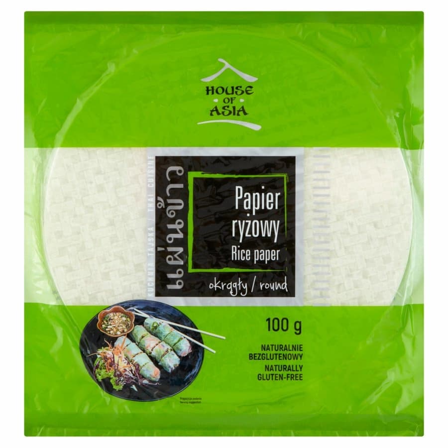 HOUSE OF ASIA Papier ryzowy okragly. 49,90 zl/kg