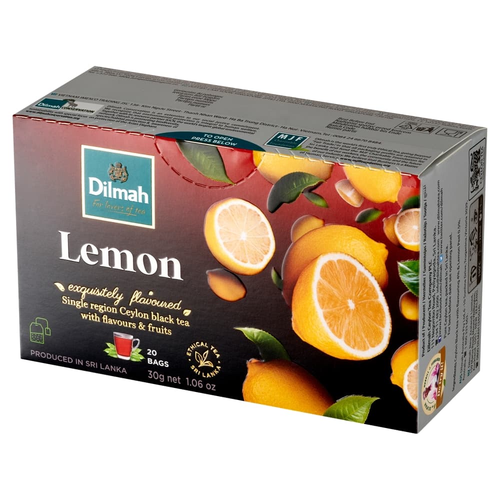 DILMAH Herbata aromat cytryny 20 szt.. 246,33 zl/kg