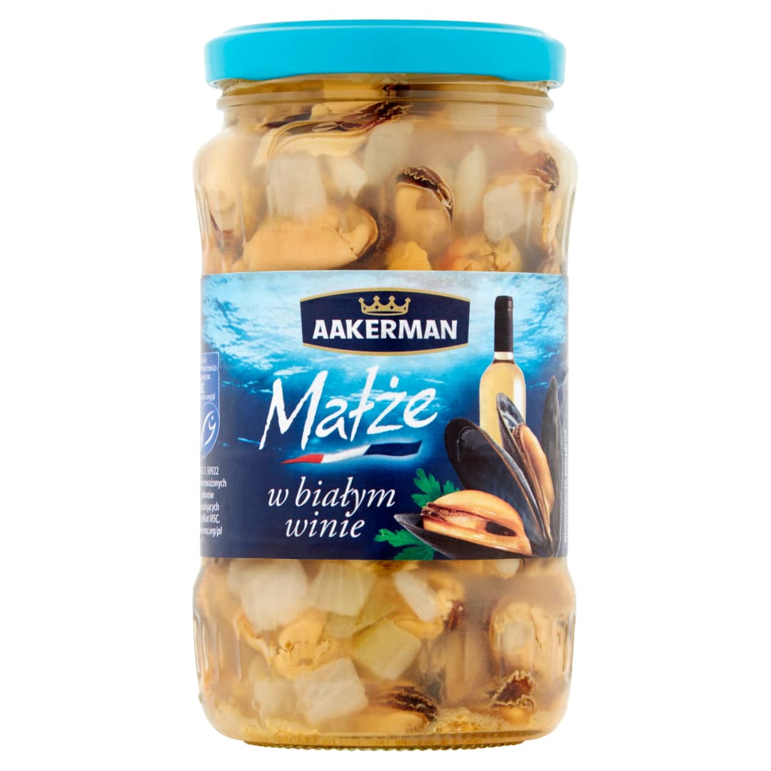AAKERMAN Malze w bialym winie. 73,97 zl/kg