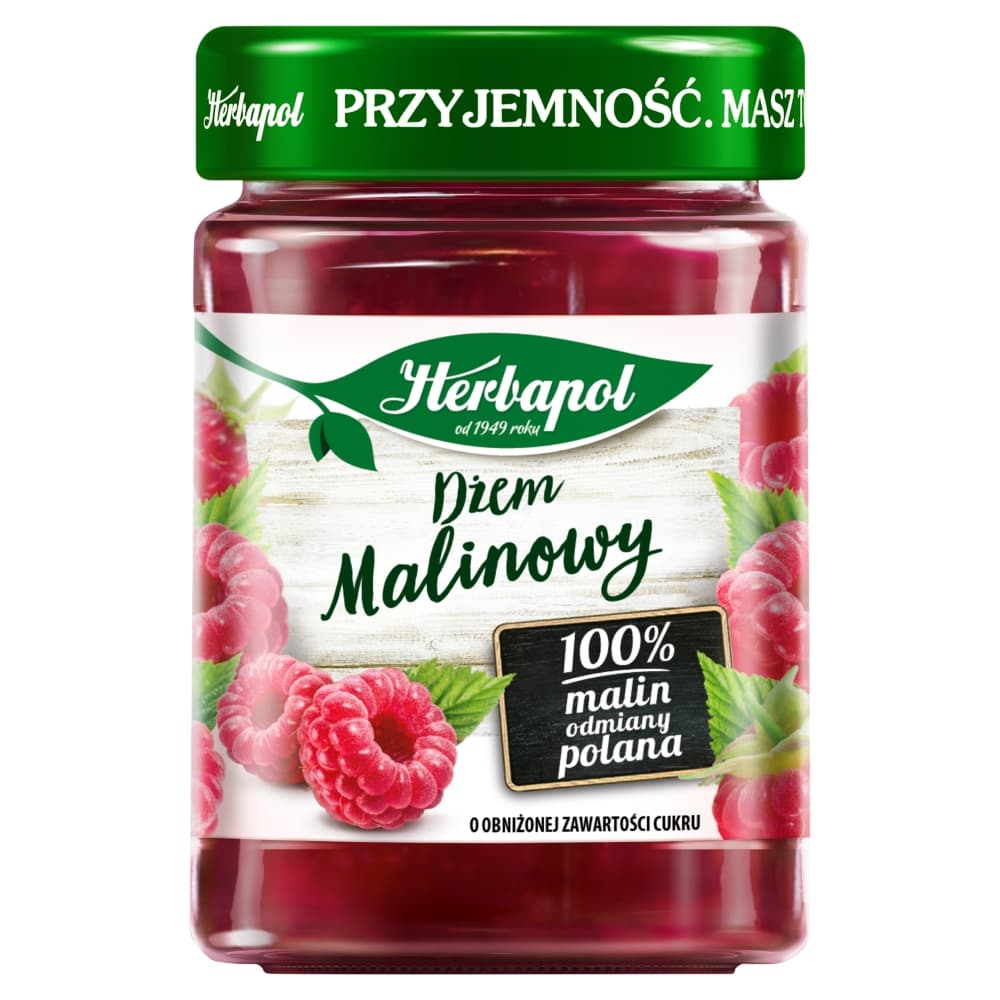 HERBAPOL Dzem malinowy niskoslodzony. 19,25 zl/kg