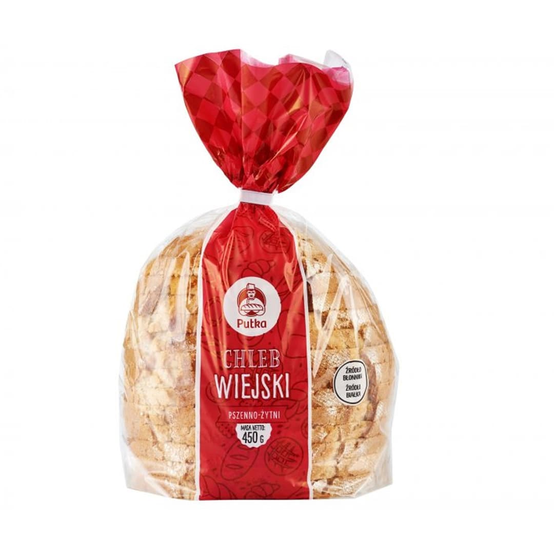 PUTKA Chleb wiejski krojony. 11,09 zl/kg