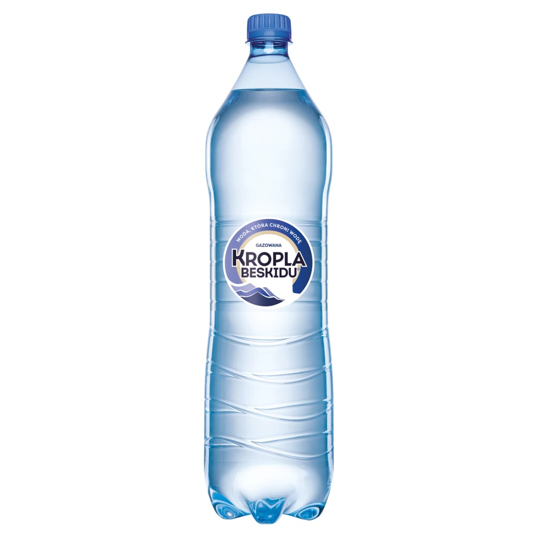KROPLA BESKIDU Woda mineralna gazowana. 1,86 zl/l