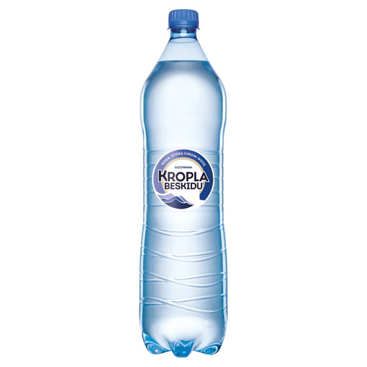 KROPLA BESKIDU Woda mineralna gazowana. 1,86 zl/l