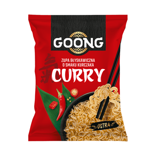 GOONG Zupa blyskawiczna o smaku kurczaka CURRY. 29,08 zl/kg