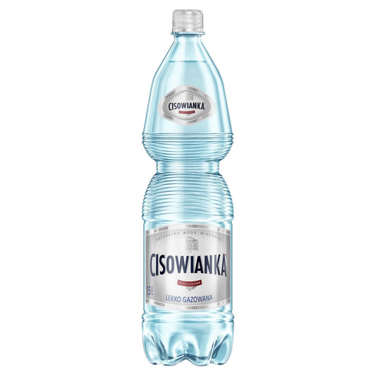 CISOWIANKA Woda mineralna lekko gazowana. 1,53 zl/l