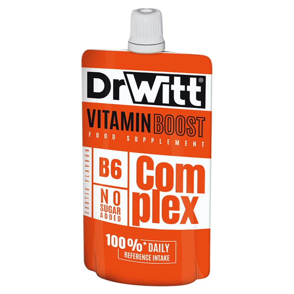 DR WITT VITAMIN BOOST Zel o smaku owocow egzotycznym bez cukru. 39,89 zl/kg