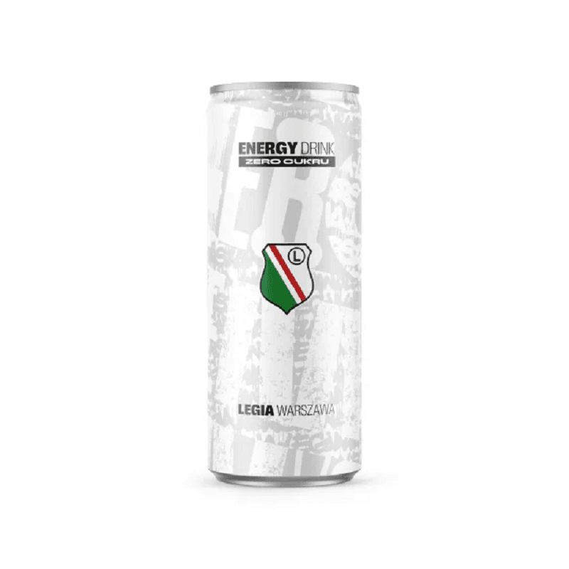 LEGIA WARSZAWA Gazowany napoj energetyzujacy bez cukru. 9,56 zl/l