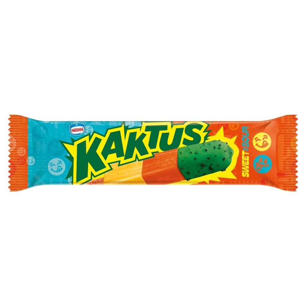 KAKTUS SWEET & SOUR Lody wodne o smaku brzoskwiniowo-pomaranczowym. 62,00 zl/l