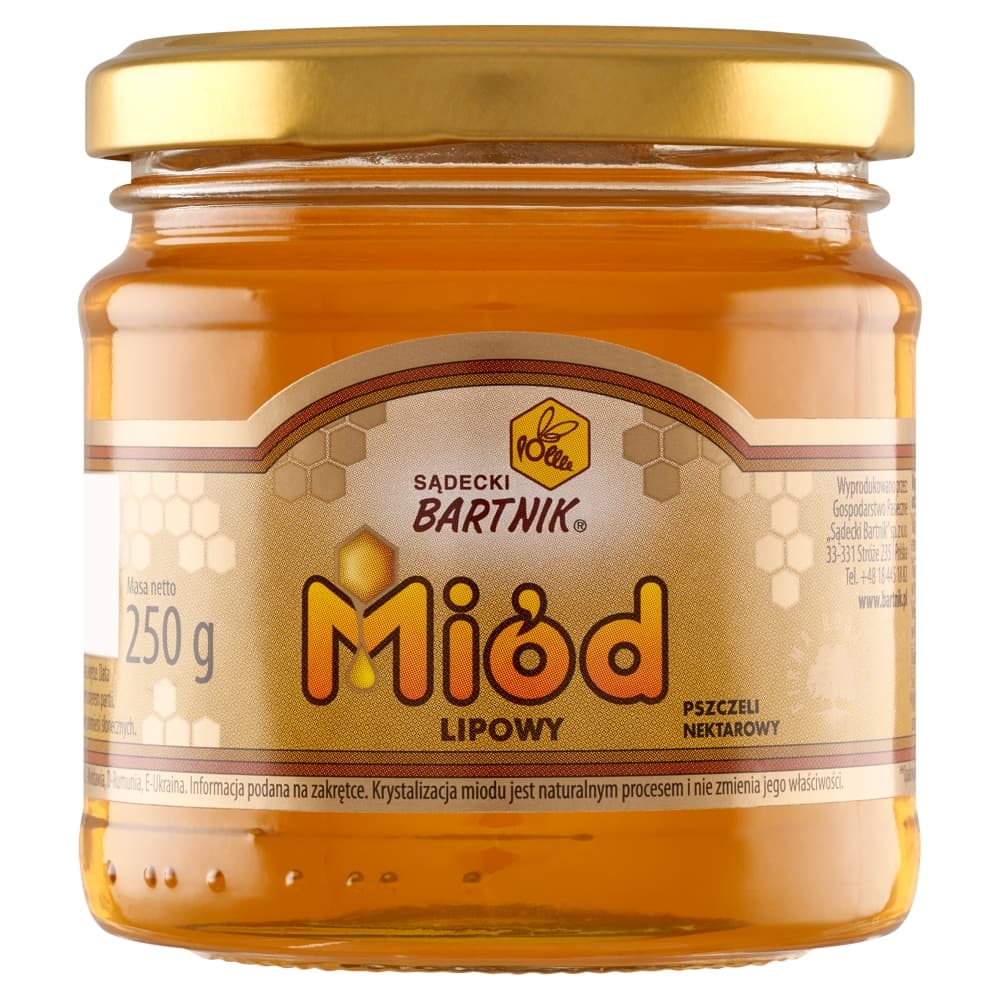 BARTNIK SADECKI Miod lipowy. 55,96 zl/kg