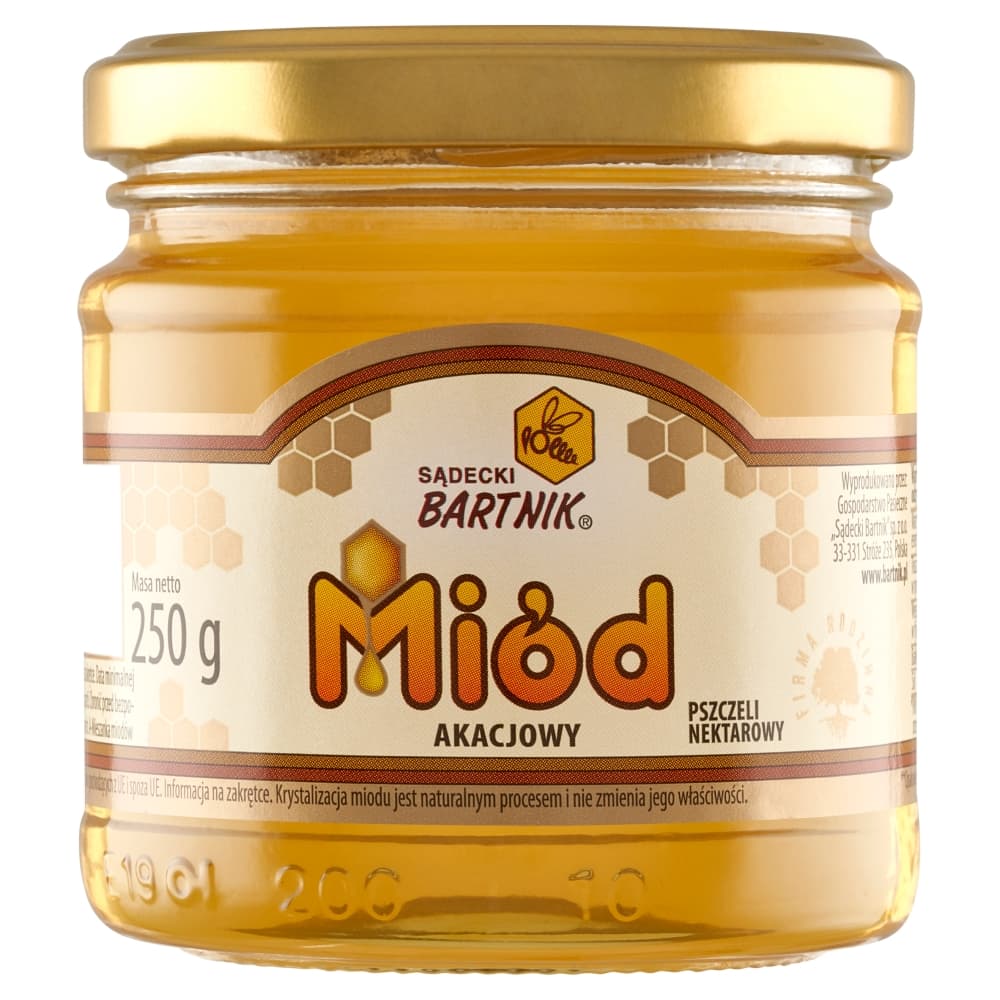 BARTNIK SADECKI Miod akacjowy. 61,96 zl/kg