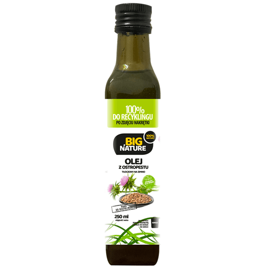 BIG NATURE Olej z ostropestu tloczony na zimno. 53,96 zl/l